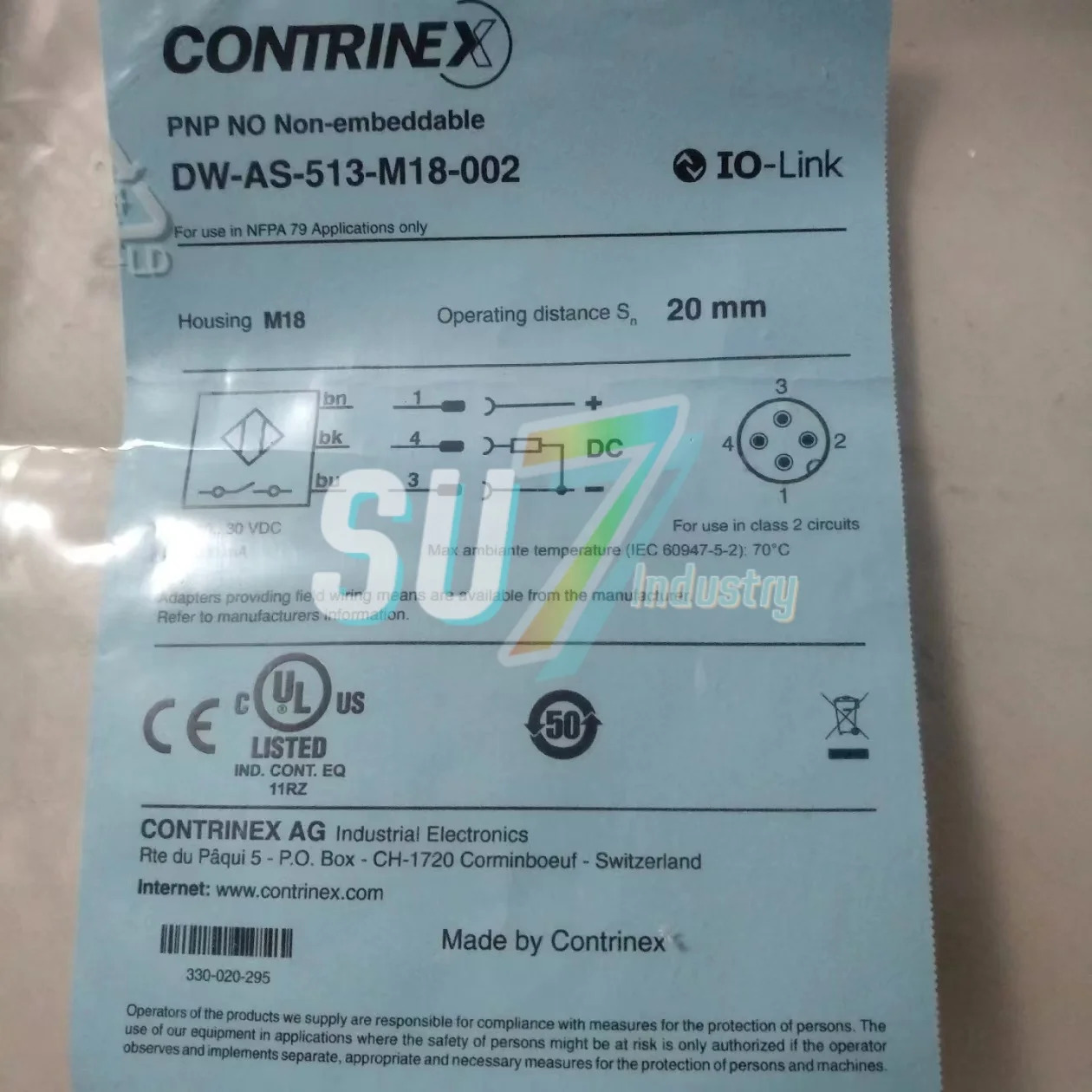 DW-AS-513-M18-002 유도 센서 신규 입고