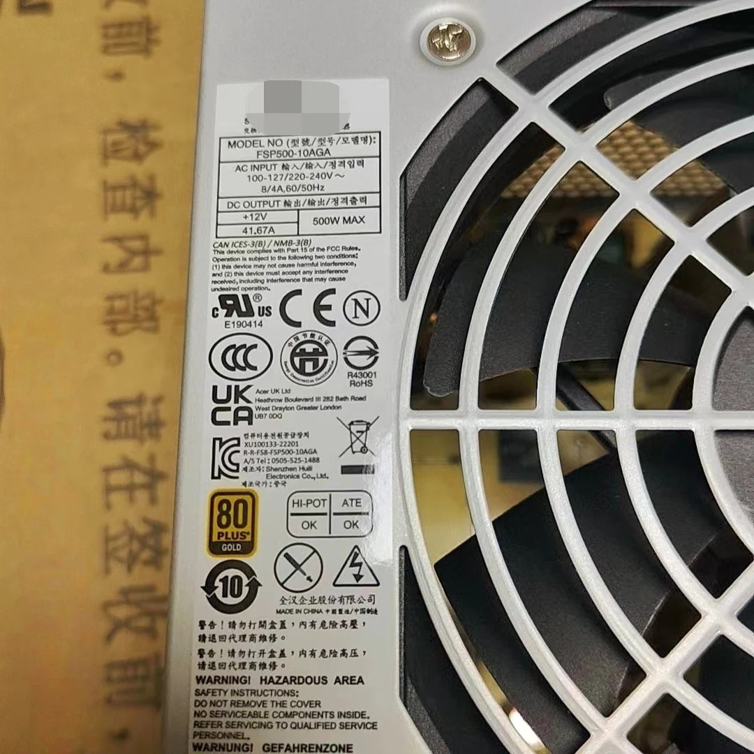 에이서 M6660G 니트로 N50-610 FSP500-10AGA D19-500P1A 500W 전원공급장치 신