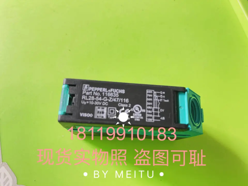 Beijiafu P F 미러 반사 광전스위치 센서 RLK54-G-Z/47/116 116635