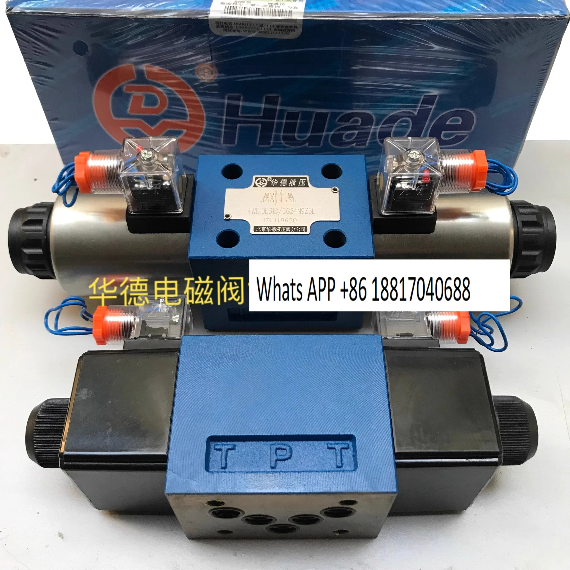 Huade 솔레노이드 밸브 4WE10V31B 시리즈 4WE10V31B/CW220-50N9Z5L 4WE10V31B/CG24N9Z5L