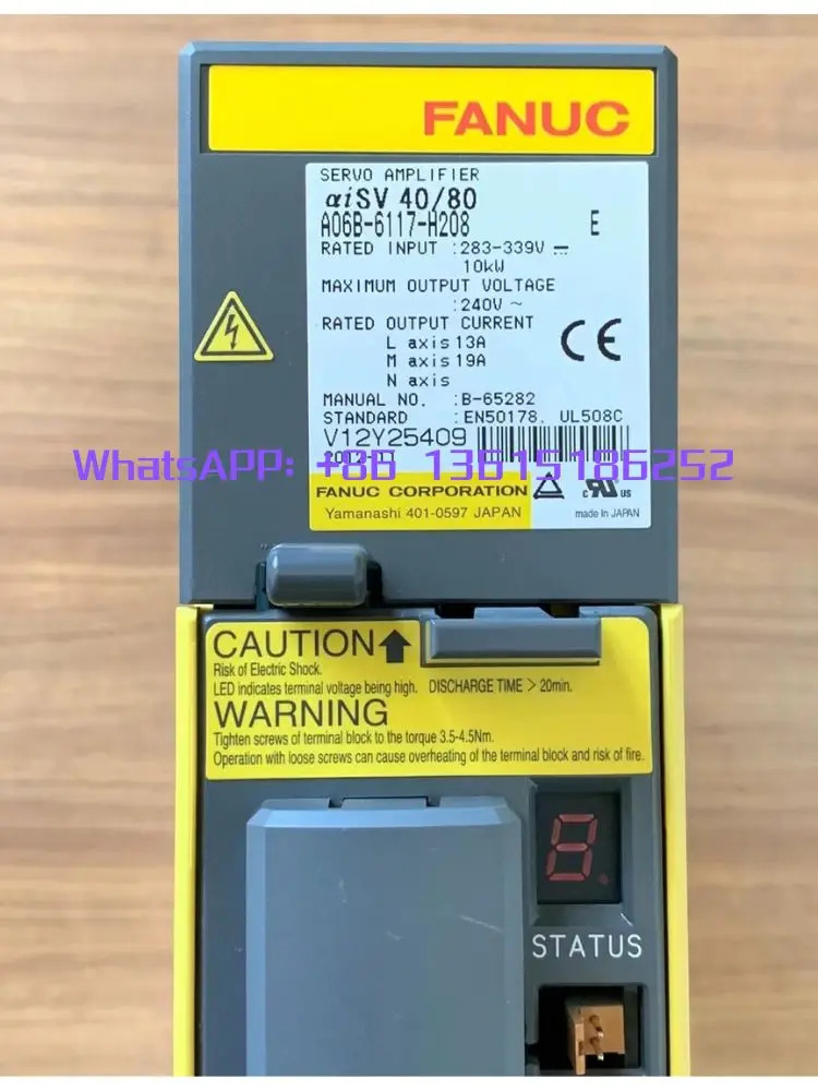 A06B-6117-H208 리퍼 드라이브 실행 기능 OK