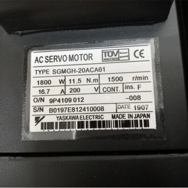 새 Yaskawa SGM호환GH-20ACA61 서보모터
