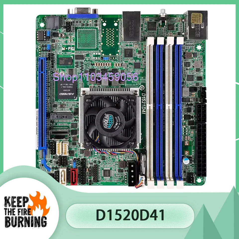 ASRock호환 ITX DDR4 IPMI 서버 마더보드 D1520D41