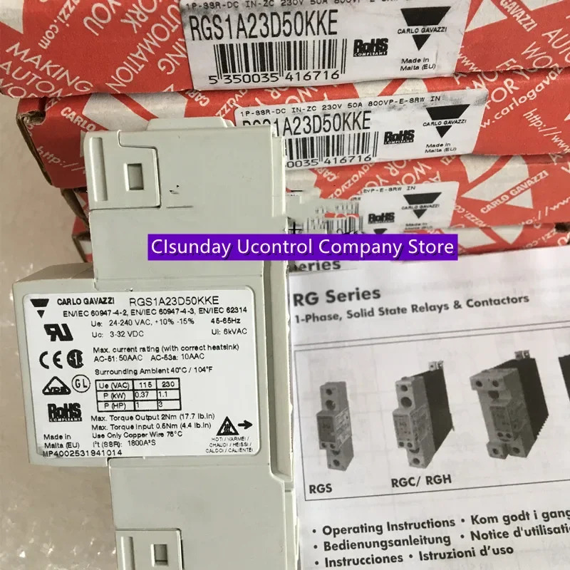 카를로 솔리드 스테이트 릴레이 RGS1A23D50KKE RGS1A23D25KKE 신