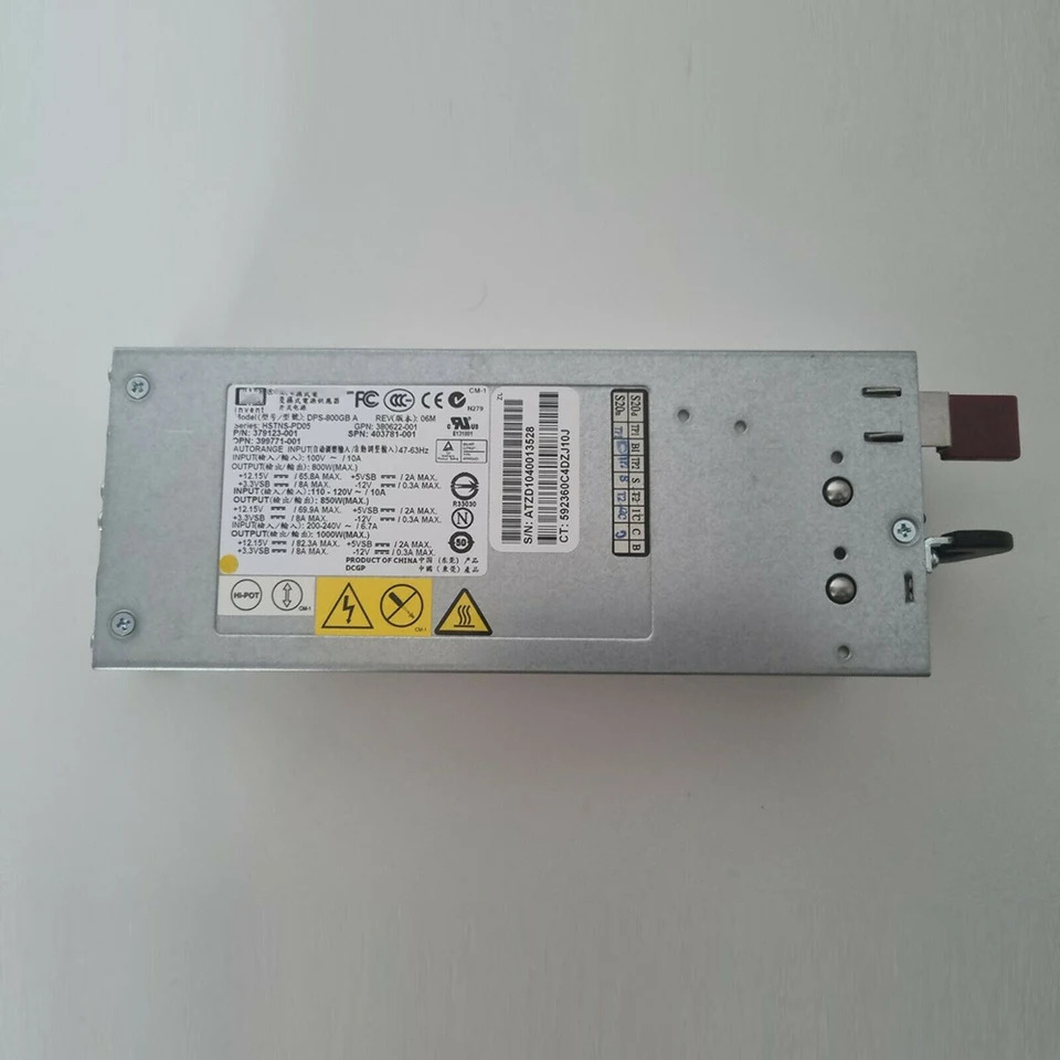 서버 전원공급장치 hp호환 DL380 G5 DPS-800GB A 379123-001 399771-001 403781-001 380622-001 1000W