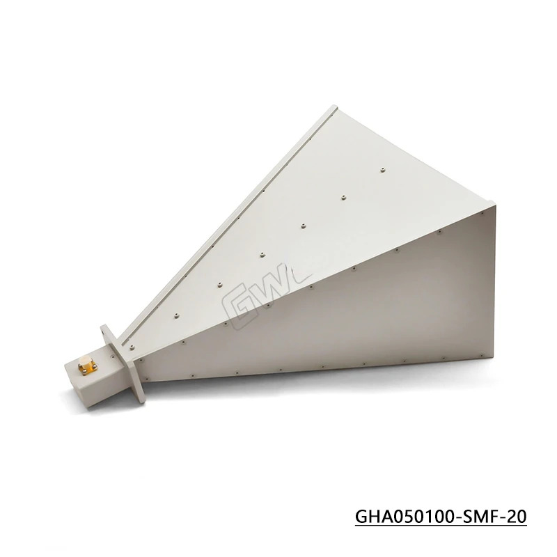 안테나 암 인터페이스 GHA050100-SMF-20 이득 20dBi SMA 5.0-10GHz