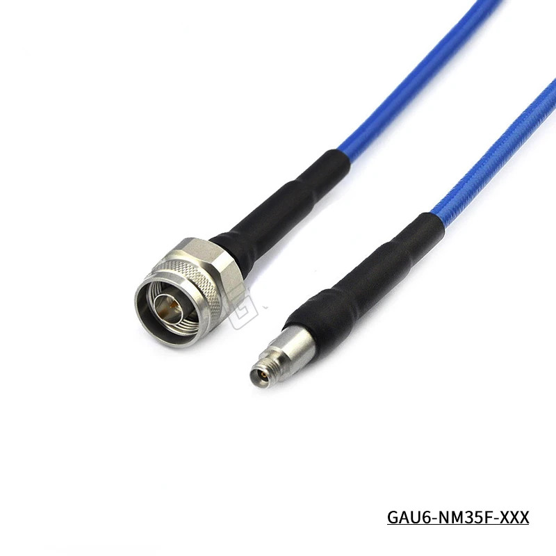 N 수-3.5mm 암 슈퍼 플렉시블 어댑터 케이블 210P 18G GAU6-NM35F-XXX