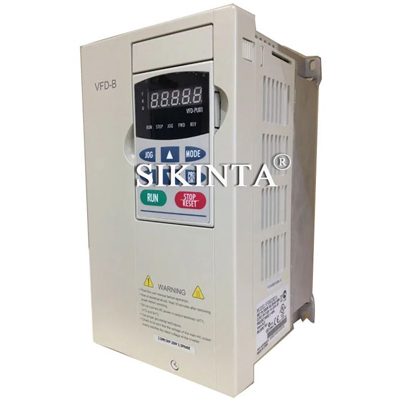 VFD-B 시리즈 인버터 주파수 변환기 VFD022B21A 2.2KW 220V 완전 리퍼