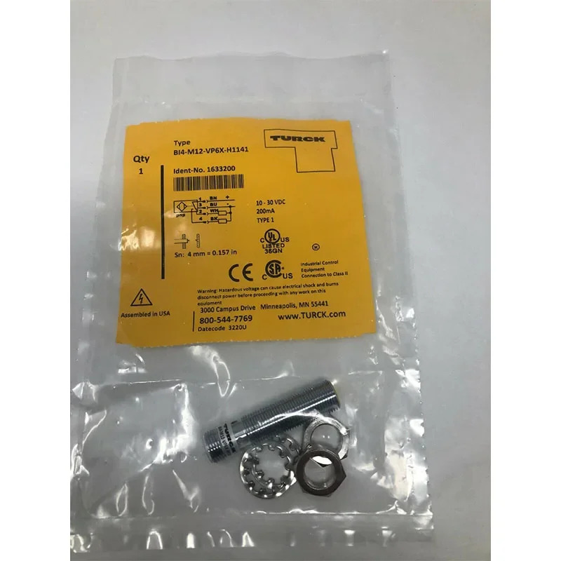 오리지널 Turck Bi4-M12-VP6X-H1141 유도 센서 10개페널티