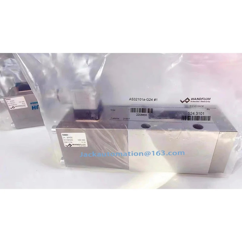 WANDFLUH 오리지널 솔레노이드 밸브 AS32101a-G24 524.3101