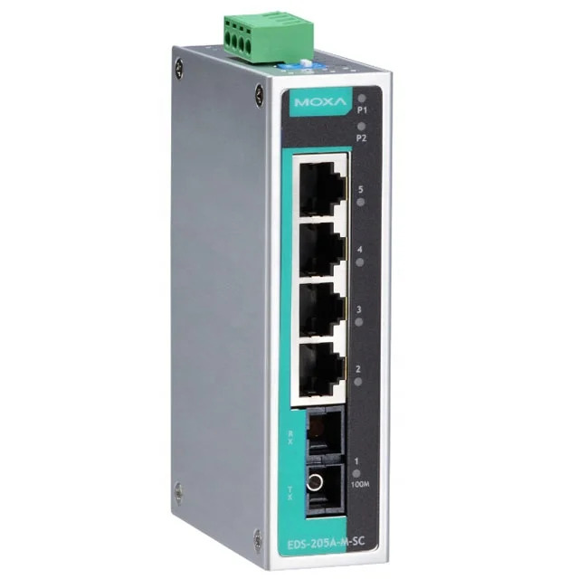 MOXA 비 산업이더넷 스위치 EDS-205A 5 포트