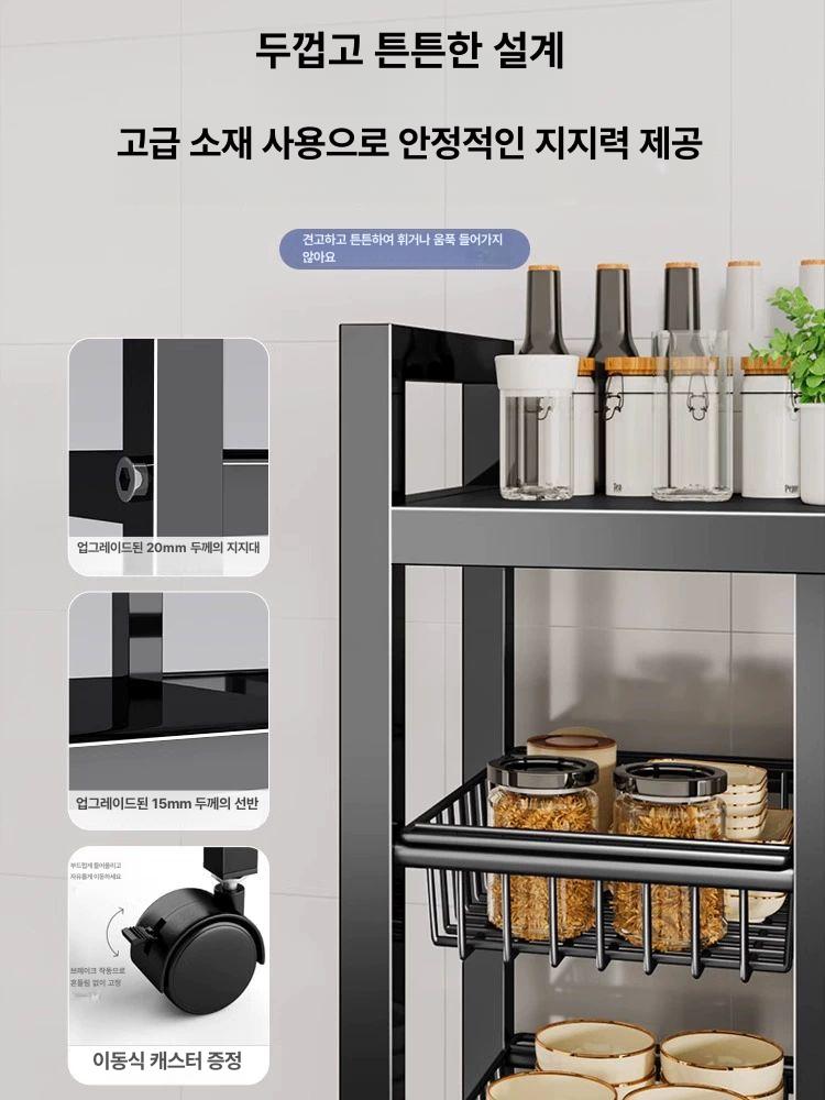 철제 메탈선반 앵글 수납 랙 팬트리선반 조절 튼튼 독립형 정리 이미지 6