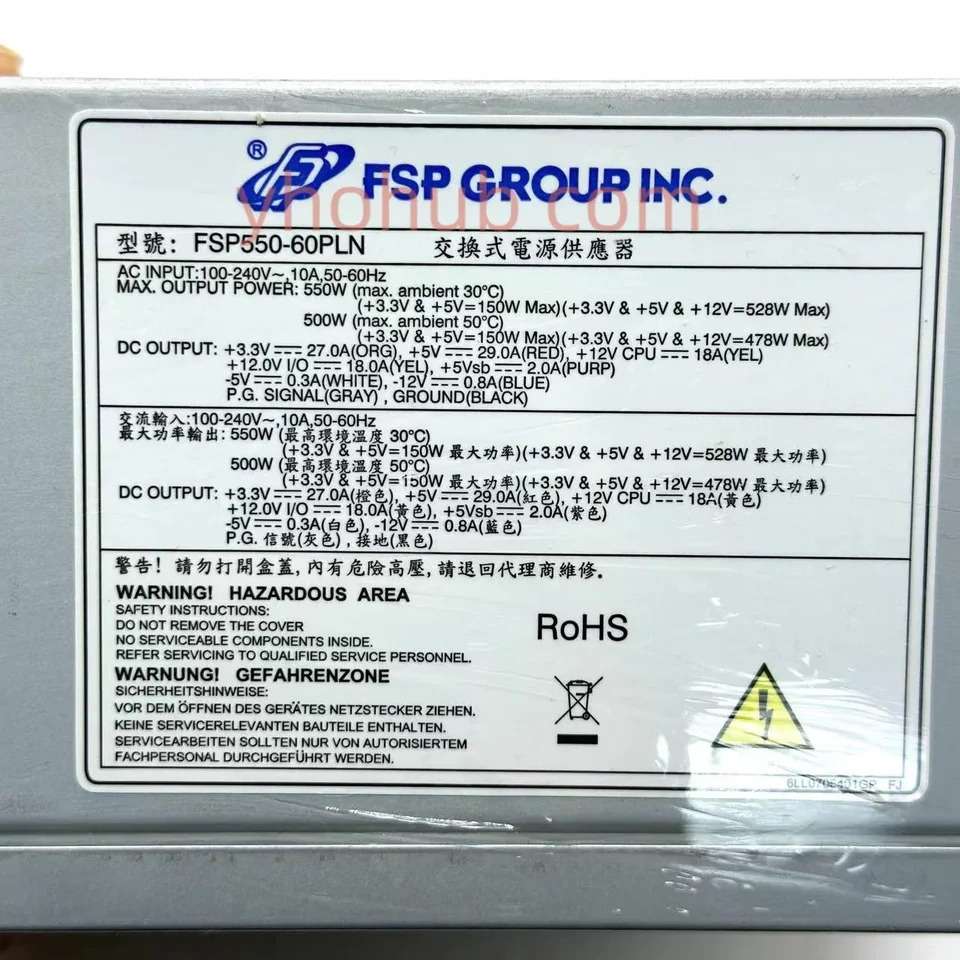 FSP 그룹 Inc FSP550-60PLN 서버 전원공급장치 550W