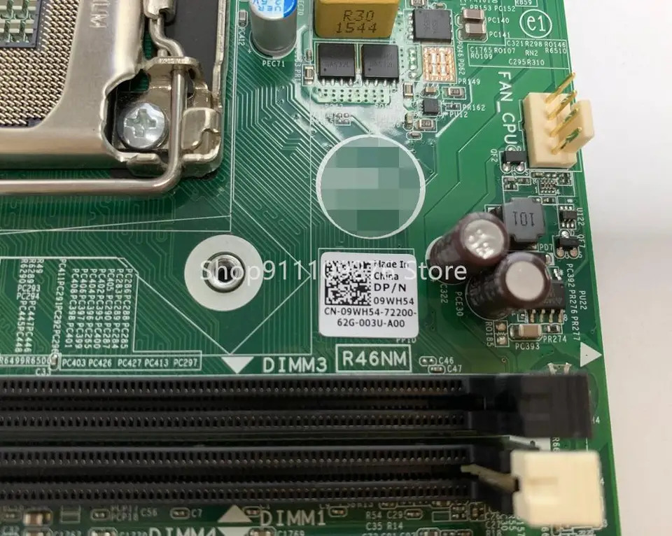 작동 마더보드 DELL T3620 3620 T30 9WH54 MWYPT 1151