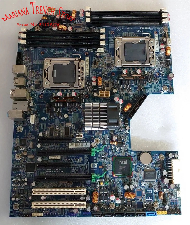 hp호환 Z600 타워 591184-001 460840-003 55XX 56XX CPUPC 마더보드