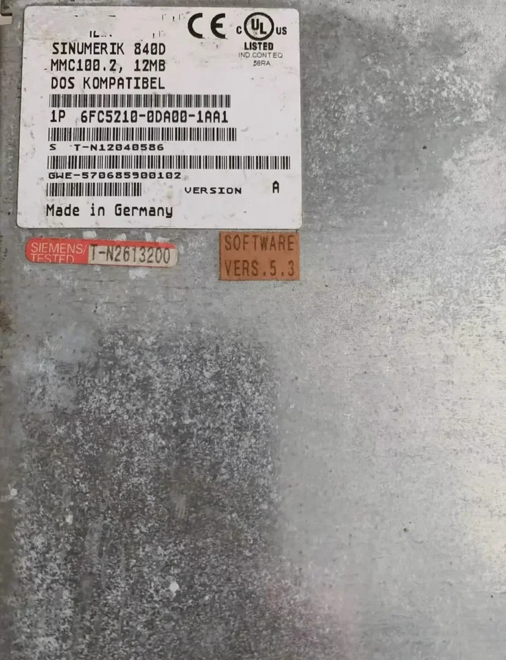 SINUMERIK 6FC5210-0DA00-1AA1