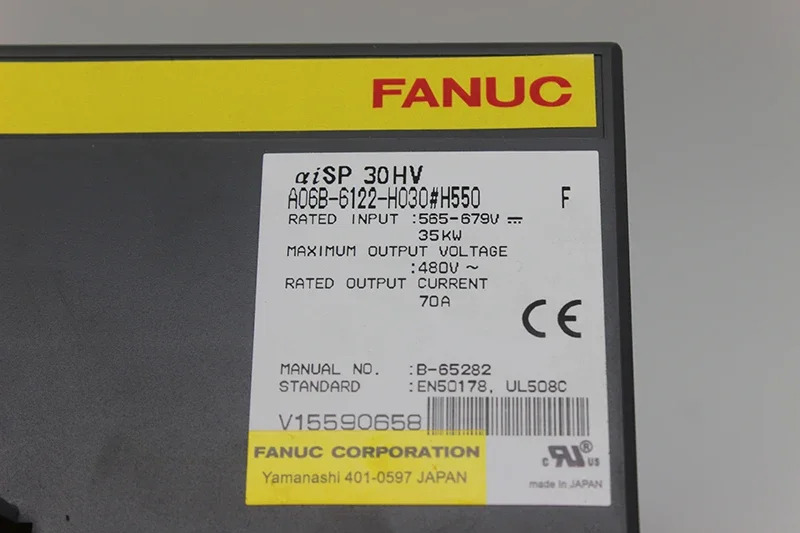 Fanuc Ac 서보 드라이브 A06B-6122-H030 CNC 기계앰프 모듈 H550
