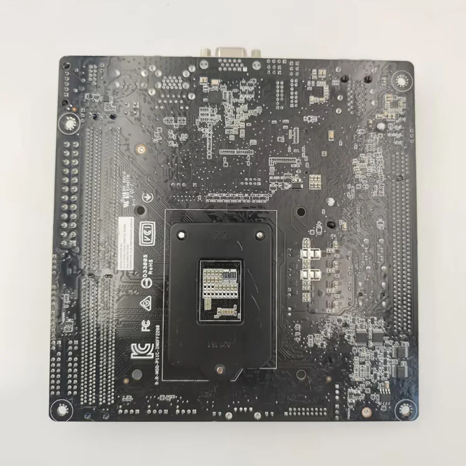 P11C-I 워크스테이션 마더보드 ASUS호환 mini-ITX 서버 보드듀얼 기가비트 LAN 포트 NGFF2280