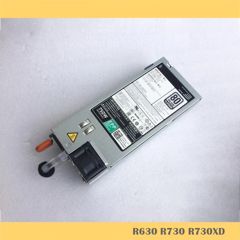 오리지널 전원공급장치 R630 R730 R730XD G6W6K V1YJ6 HTRH4 D750E-S6 0G6W6K 0V1YJ6 0HTRH4 750W 전 완전 리퍼