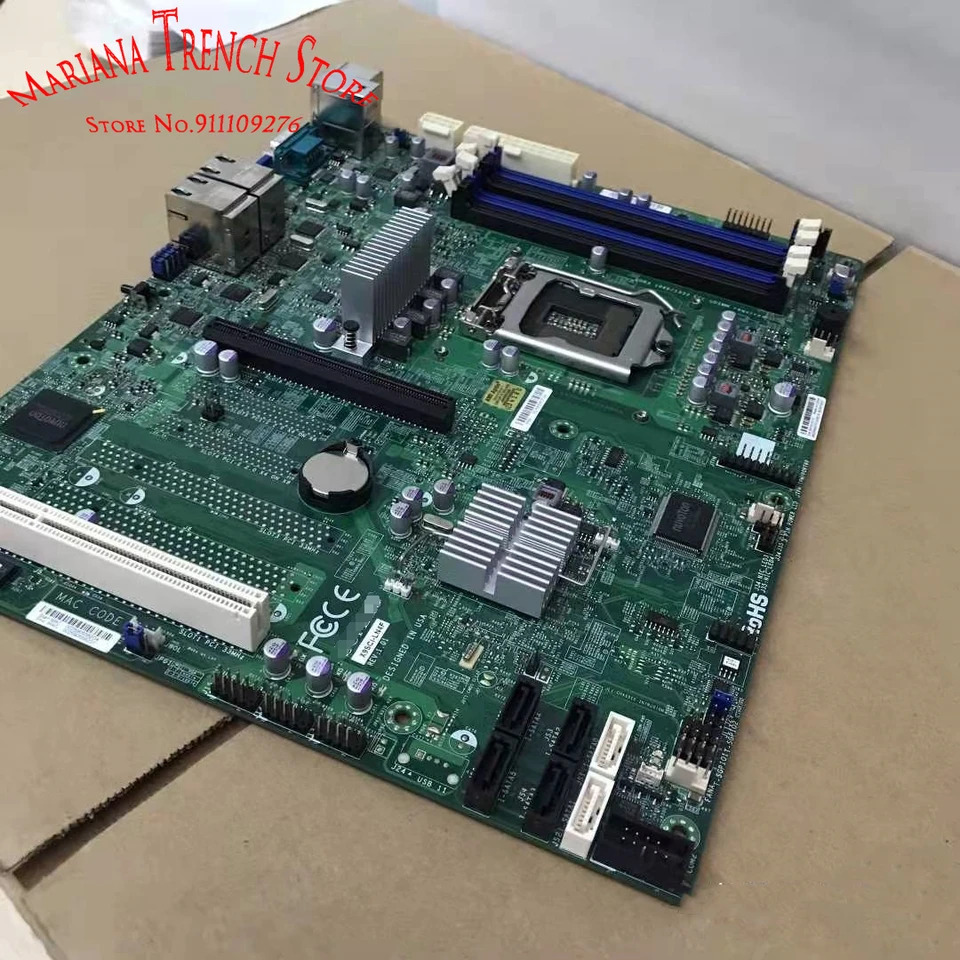 슈퍼마이크로 마더보드X9SCI-LN4F LGA1155 제온 E3-1200 V1 V2 시리즈 2 세대 3 코어 i3 DDR3 ECC IPMI 2.0