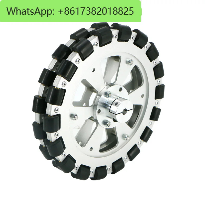 Omni B60 직경 60mm 전방향 휠 설치 구멍 3/8mm 고정 커플링 알루미늄 합금