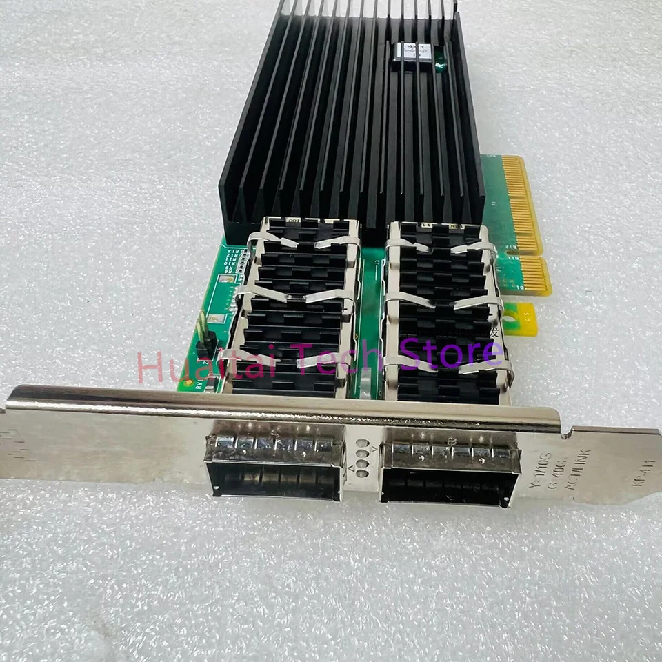SILICOM 40G 듀얼 포트기가비트 광섬유 NIC XL710-QDA2 PE340G2QI71-QS41