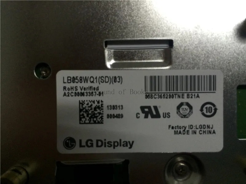 LB058WQ1-SD03 Qimeida 5.8 인치 LCD 스크린 LB058WQ1 SD 03 신