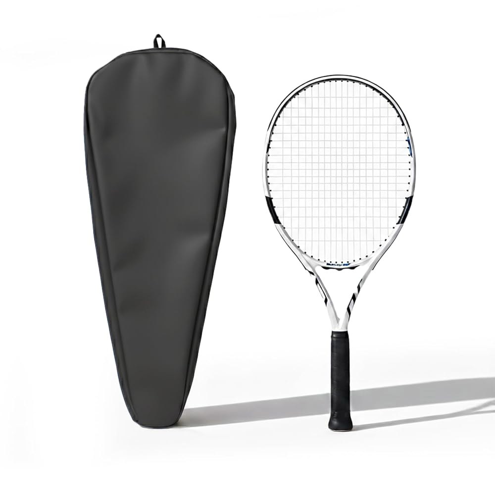 TaktZeit 테니스 가방 경량 및 패딩 조절 어깨끈 x 11.5인치)) 포함 71.9cm 29.2cm(28.5 가능한 라켓 커버, (오프 블랙, Beige 31 x11.4 - 상품 이미지