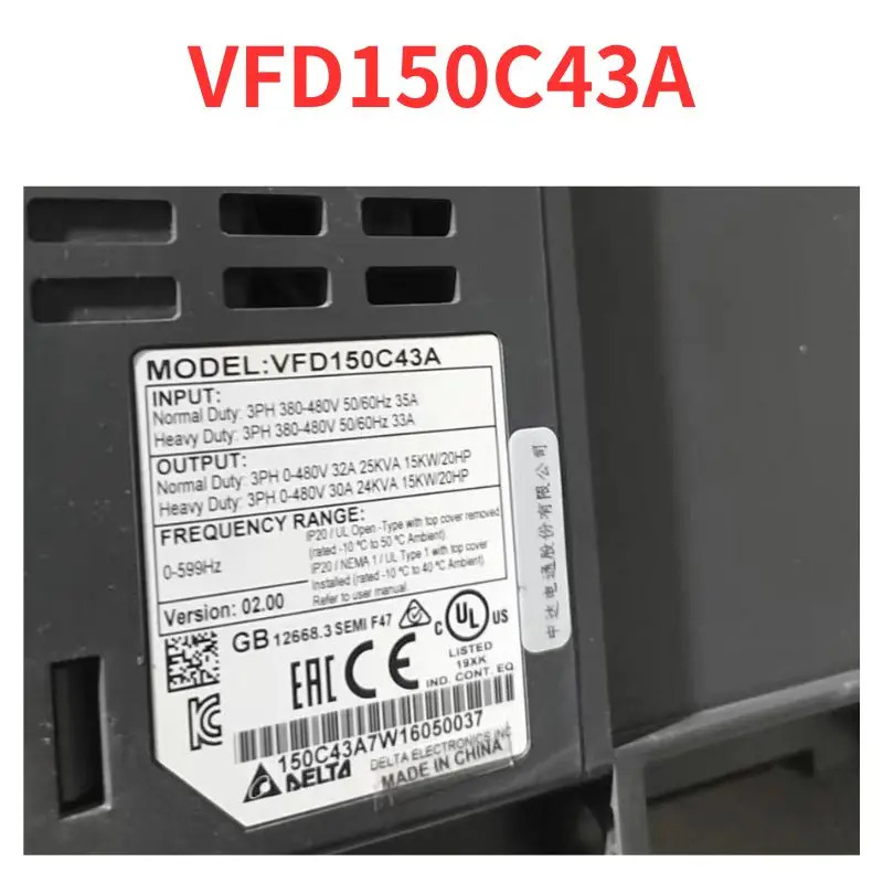 리퍼 완료 주파수 변환기 신 VFD150C43A