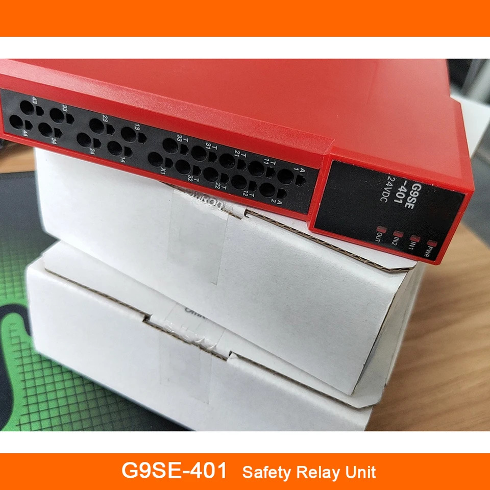 신형 안전 릴레이 유닛 G9SE-401 DC24