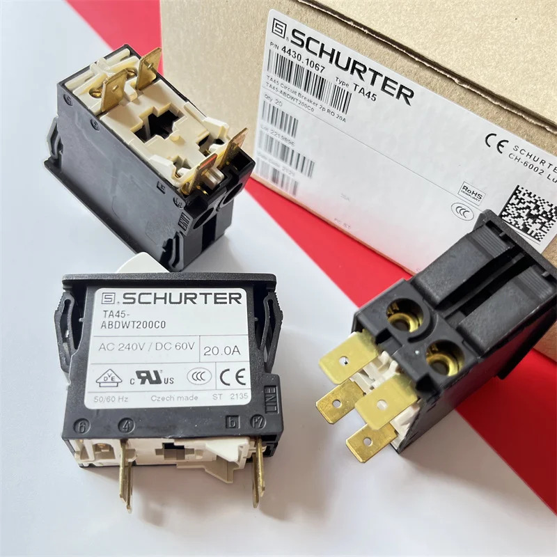 TA45-ABDWT200C0 회로차단기 스위치 SCHURTER 4300.1067 20A