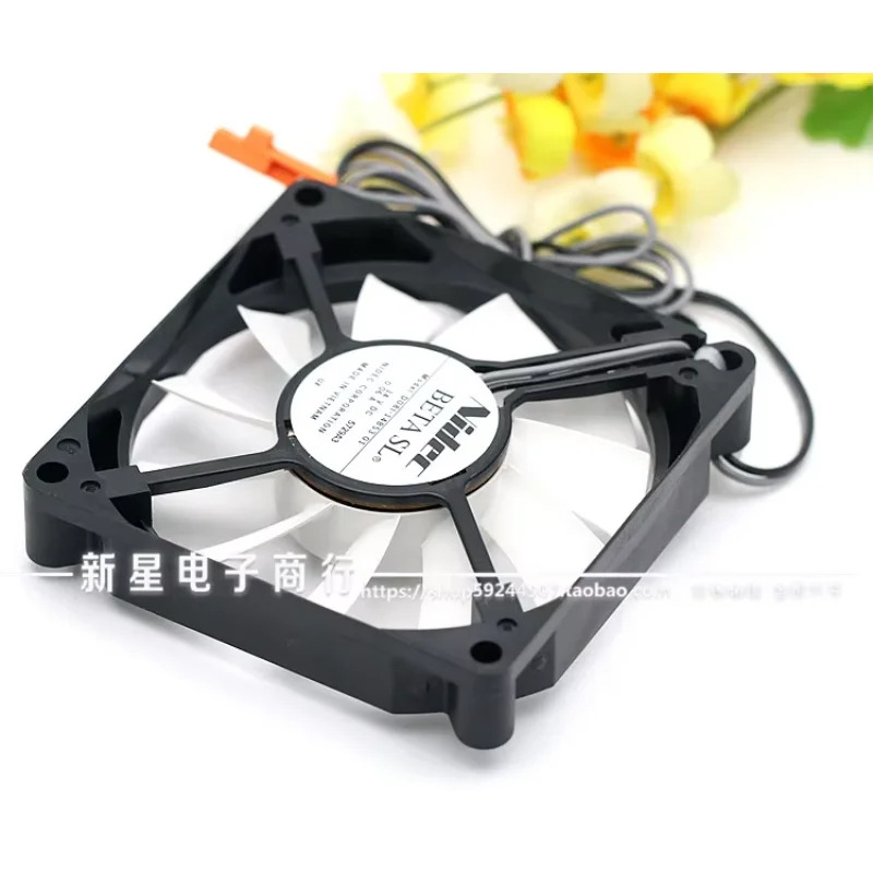 Nidec D081-14BS3 2 와이어 서버 냉각팬 DC 14V 0.06A 80x80x15mm