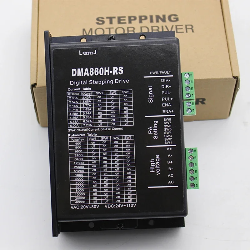 DM860H-RS 스텝퍼 드라이브 드라이버 DM860 86 모터 세트 교체 가능