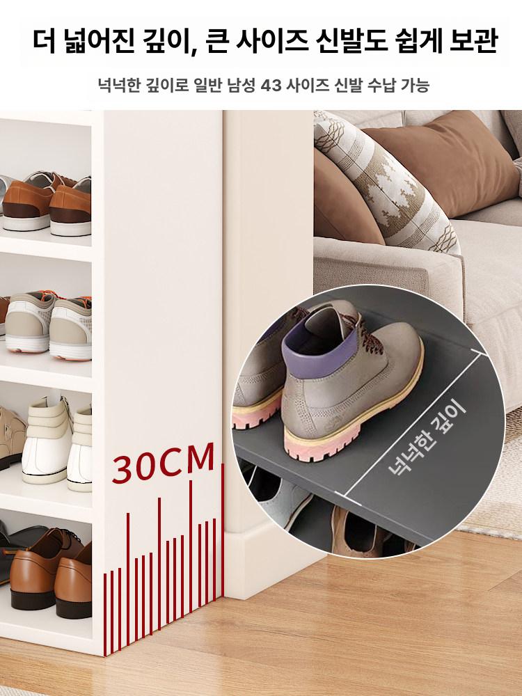 대형 틈새선반 틈새수납장 서랍형 슬림수납장 모던 슬라이드 디귿수납장 수납선반 - 상세 이미지 3