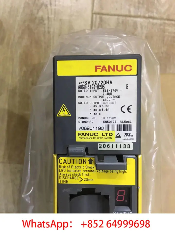 A06B-6124-H205 Fanuc 서보 드라이브 모듈 CNC 시스템용