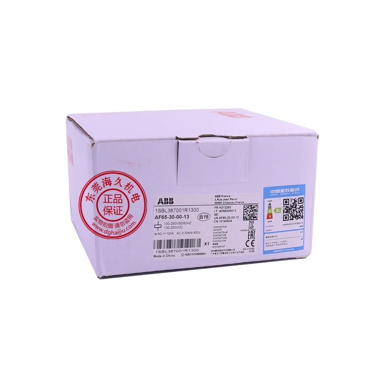 ABB 접촉기 AF65-30-00-13 100-250V50/60HZ-DC ID 1SBL367001R1300