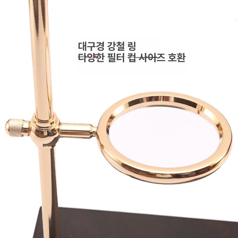 원목 드립세트 거치대 홈카페 도구 핸드드립 커피포트 스테이션 드립스탠드 정리대 - 상세 이미지 4