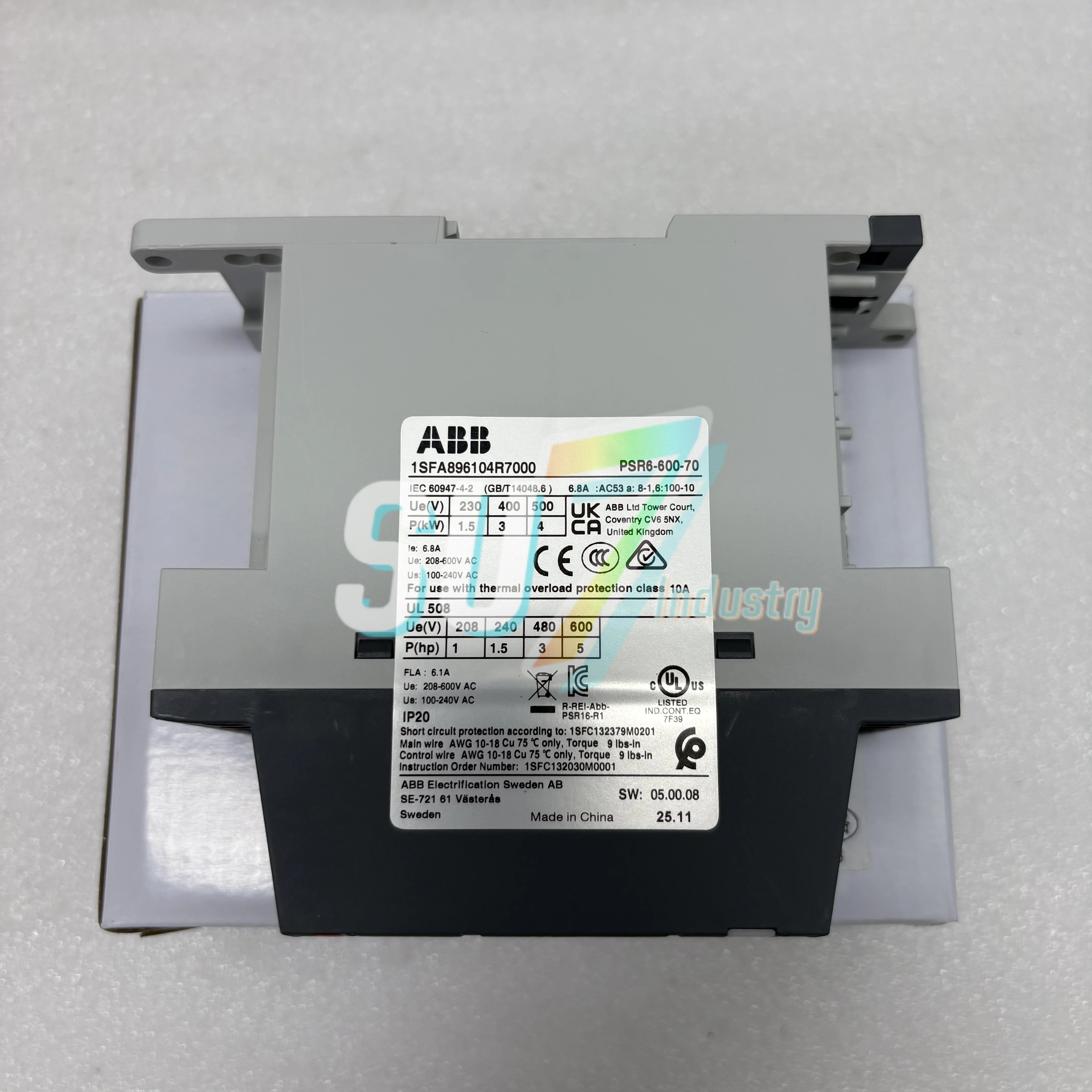 PSR6-600-70 오리지널 소프트 스타터