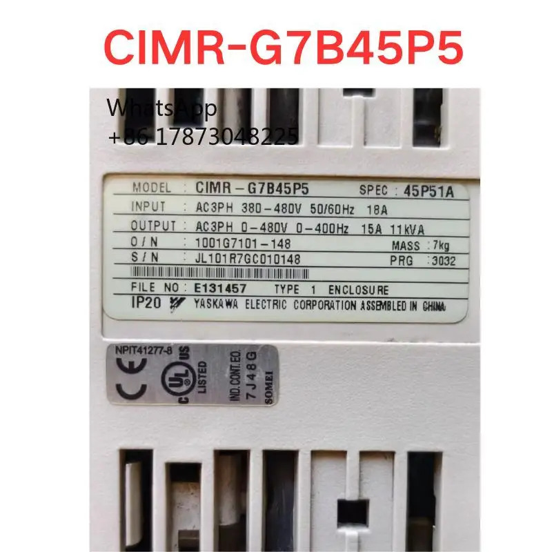 리퍼 CIMR-G7B45P5 인버터 기능 OK 좋은새