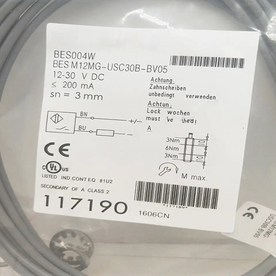 BES004W BES M12MG-USC30B-BV05 유도 센서교체 10-30V DC