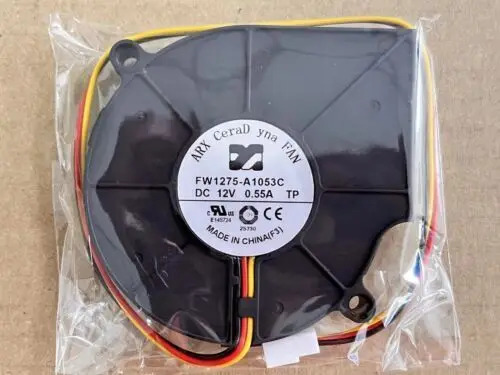 ARX FW1275-A1053C 원심 터보 냉각팬 DC12V 0.55A 3 선