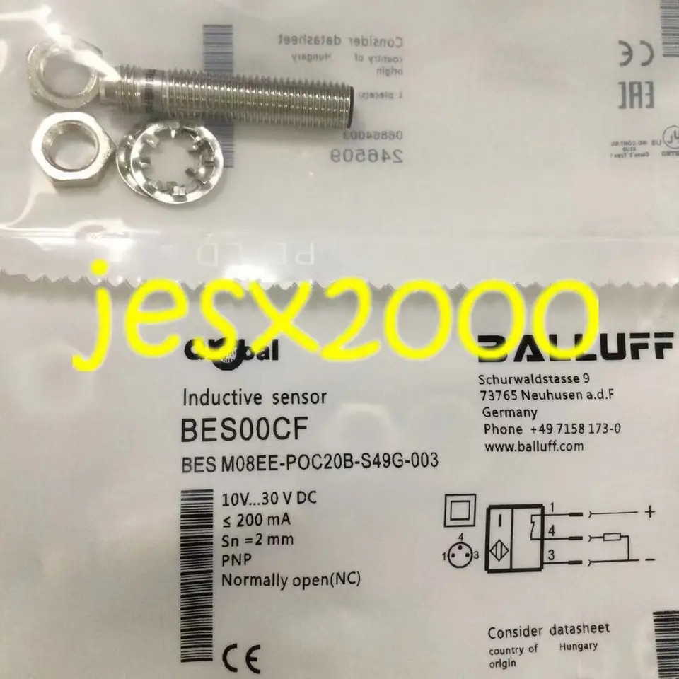 스위치 BES M08EE-POC20B-S49G-003 3 선 PNP BES00CF 1PC