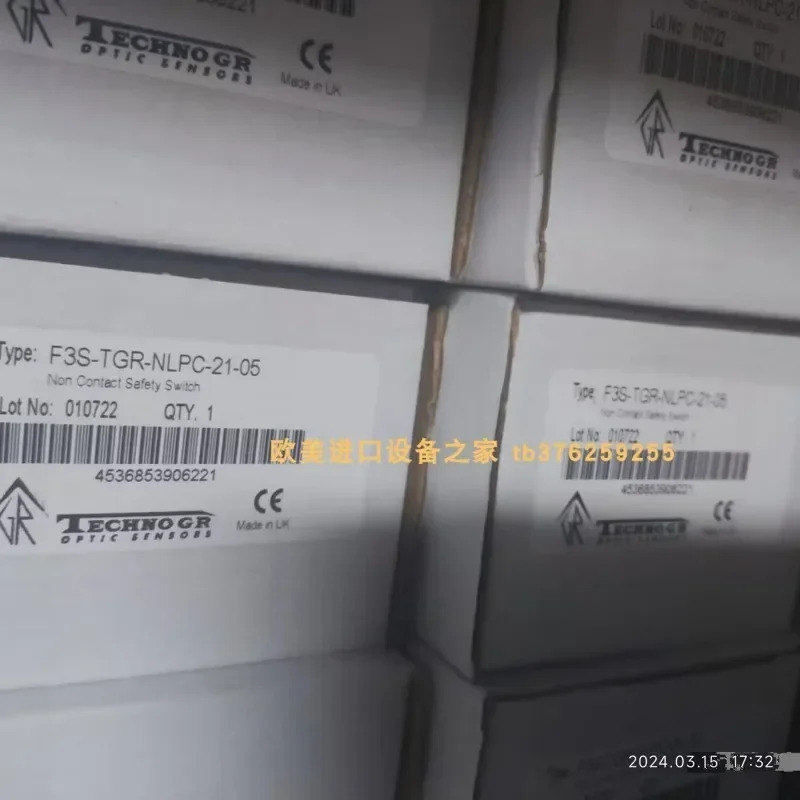 오리지널 TECHNOGR F3S-TGR-NMCP-20-02 센서 F3S-TGR-NMCP-20-05