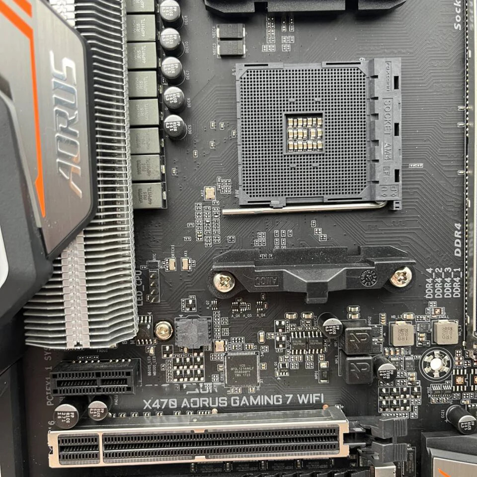 소켓 AM4 64GB DDR4 PCI-E 3.0 데스크탑 마더보드 G-i-g-a-b-y-t-e GA X470 AORUS GNG 7 WIFI용