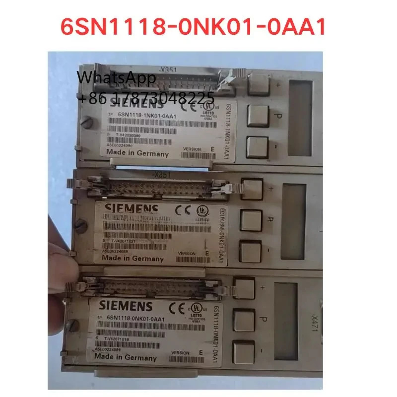 리퍼 6SN1118-0NK01-0AA1 Siemens 샤프트 카드 기능 OK