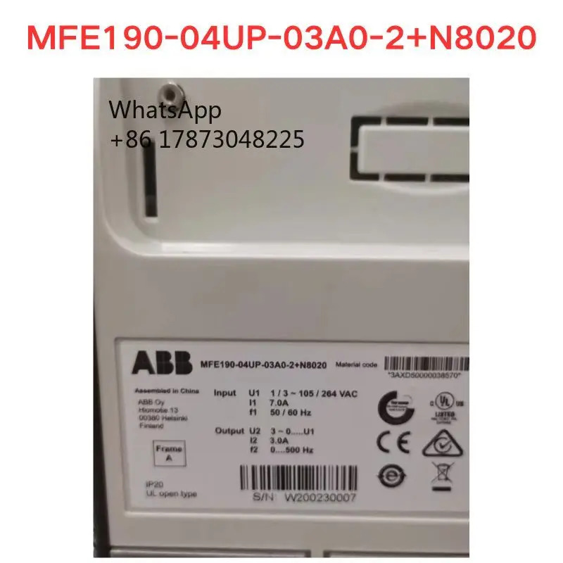 리퍼 MFE190-04UP-03A0-2N8020N 서보 드라이버 기능 OK