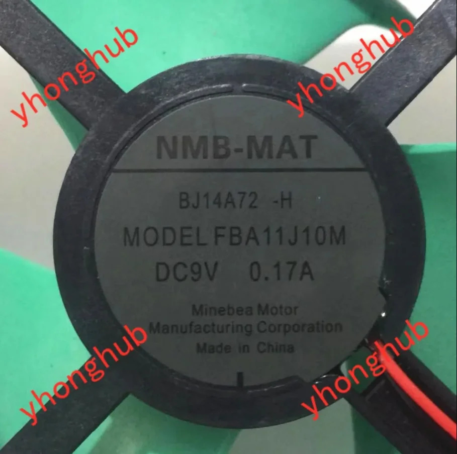 NMB-MAT 냉각팬 FBA11J10M DC 9V 0.17A 113x11m 2핀