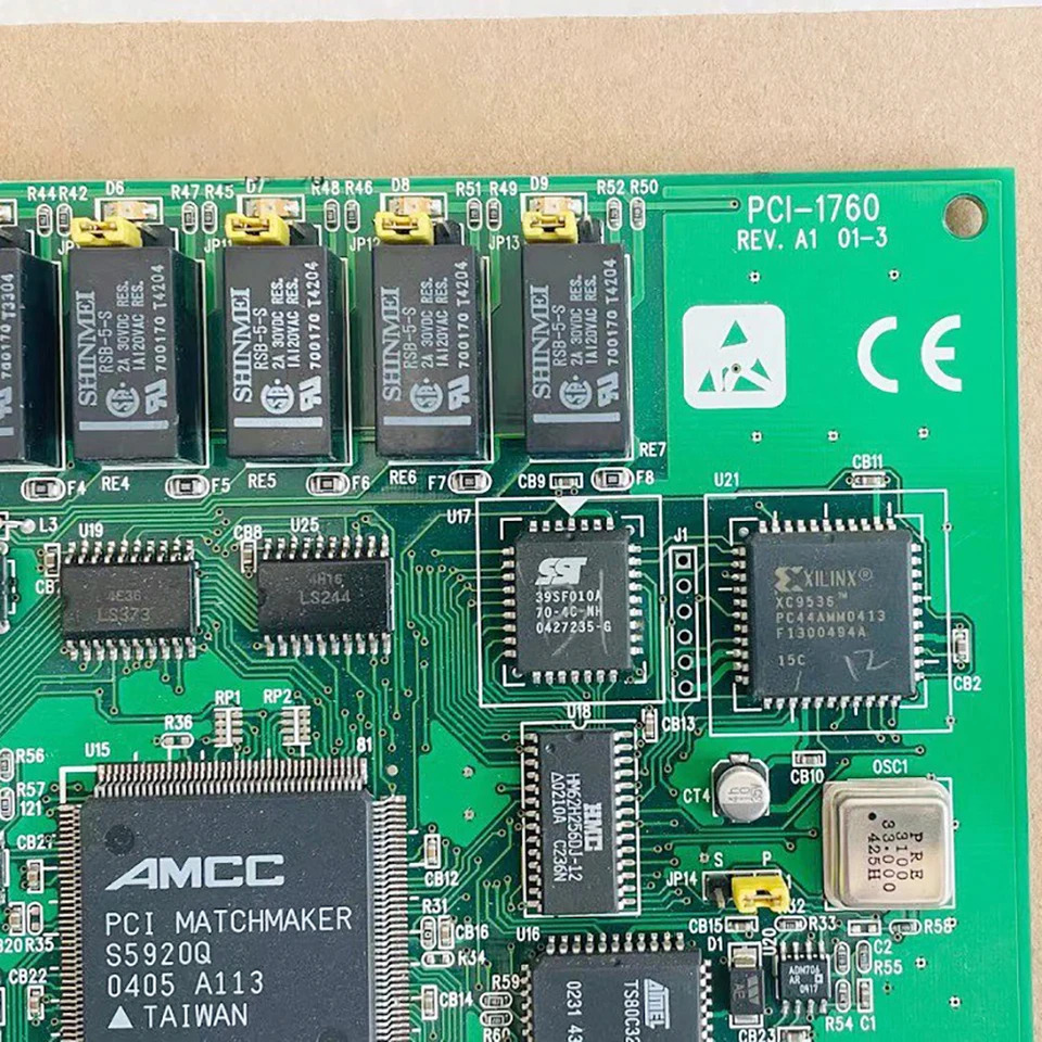 Advantech 데이터 캡처 카드PCI-1760 REV.A1 8채널 릴레이 IDI 범PCI 카드