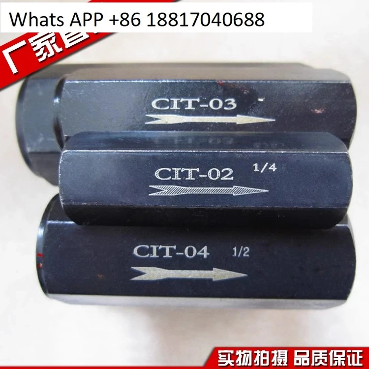 유압 체크 관형 CIT-02 03 04 06 08 10