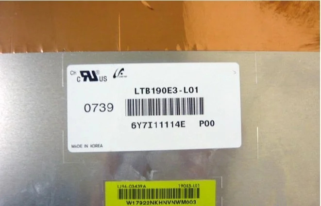 LTB190E3-L01 LCD 디스플레이 화면